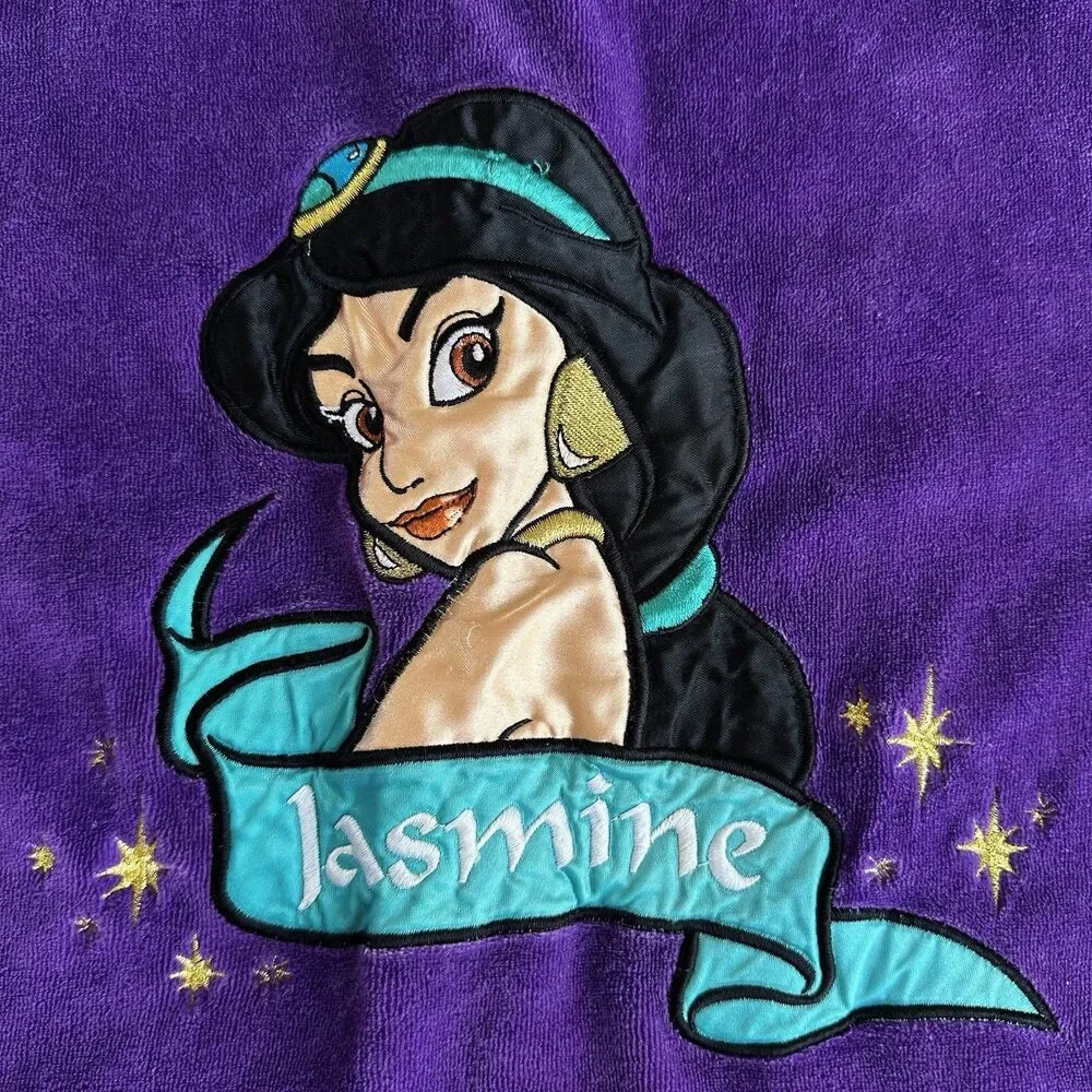 RARE Vintage 90s Jasmine Aladdin Dress size 8/10 The Disney Store Embroidered